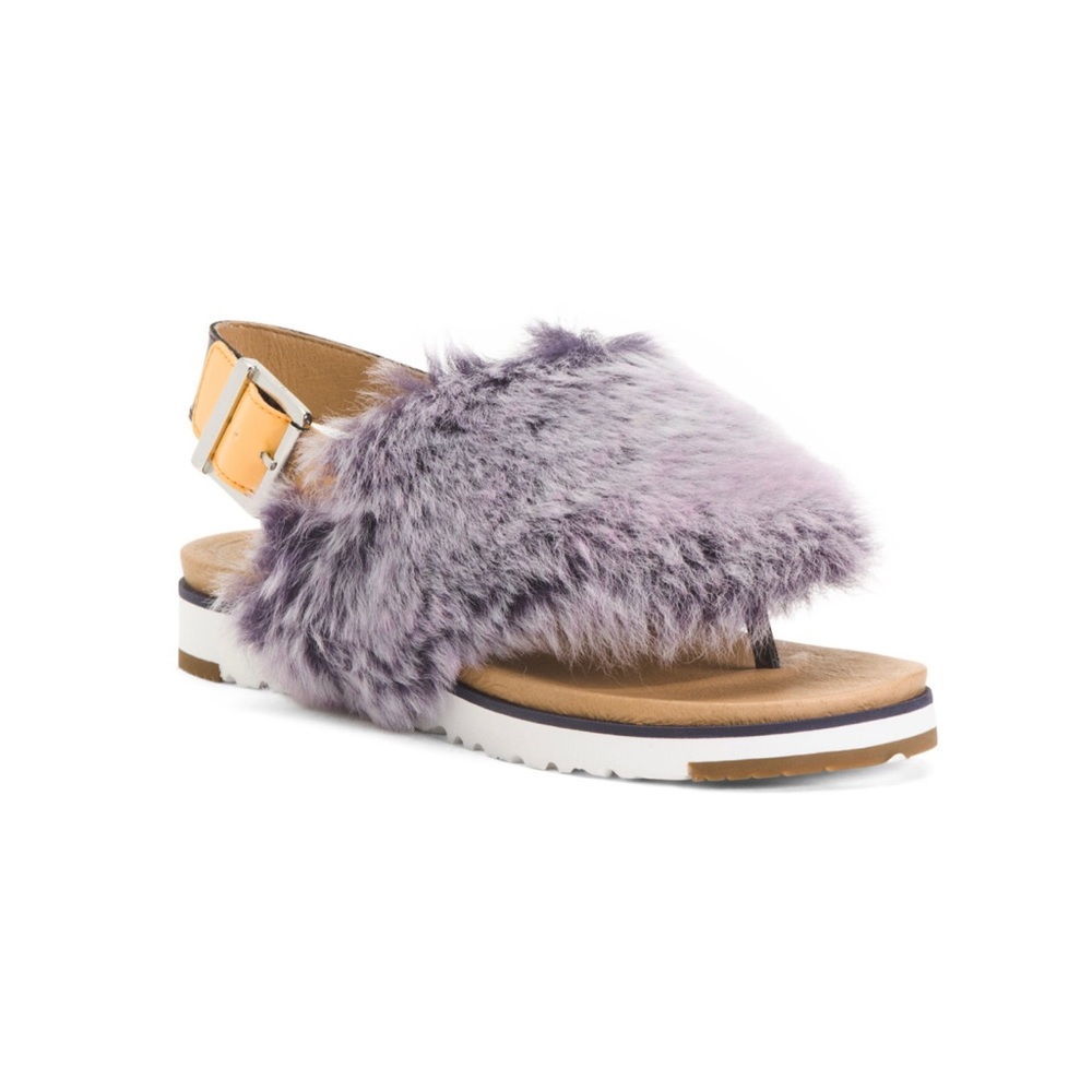 UGG Holly Fluffy Sandals 6